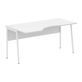 Стол прямой СА-1P(L) Белый/Белый 1600х900х755 IMAGO PLUS - Фото предпросмотра