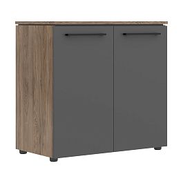 Шкаф с глухими малыми дверьми MLC 85.1 Антрацит/Кария Пальмира 854х423х821 MORRIS TREND - Фото предпросмотра