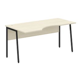 Стол прямой СА-1P(L) Клен*/Антрацит 1600х900х755 IMAGO PLUS - Фото предпросмотра