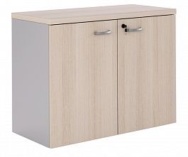 FLS327 Шкаф 72  с деревянными дверями 900х420х707 "Flash" ТК-002926000238 дуб беленый - Фото предпросмотра