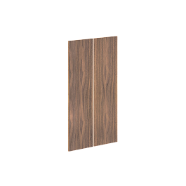 Дверь средняя (2шт) VRMD 40-2 Американский орех 790х19х1470 VELION VENEER - Фото предпросмотра