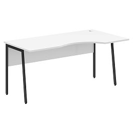 Стол прямой СА-1P(R) Белый/Антрацит 1600х900х755 IMAGO PLUS - Фото предпросмотра