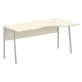 Стол прямой СА-1P(R) Клен*/Алюминий 1600х900х755 IMAGO PLUS - Фото предпросмотра