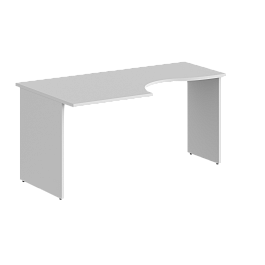 Стол эргономичный Sigma 1600х900х750 левый / цвет: белый - Фото предпросмотра