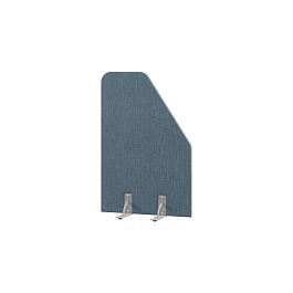 Перегородка акустическая со скосом Everprof EVO Acoustic на опорах 800х28х1200 Ткань Romeo 10 - Фото предпросмотра
