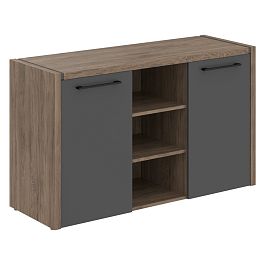 Тумба под фригобар MTF 140 Антрацит/Кария Пальмира 1400х492х828 MORRIS TREND - Фото предпросмотра