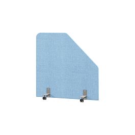 Перегородка акустическая со скосом Everprof EVO Acoustic на роликовых опорах 1200х28х1200 Ткань Kiton 11 - Фото предпросмотра