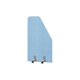Перегородка акустическая со скосом Everprof EVO Acoustic на роликовых опорах 800х28х1400 Ткань Kiton 11 - Фото предпросмотра