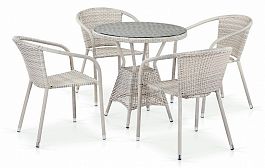 Набор уличный T705ANT/Y137C-W85 4Pcs Latte - Фото предпросмотра