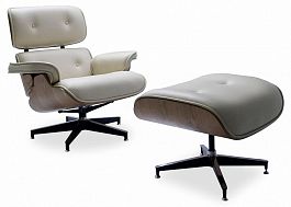 Кресло с пуфом EAMES LOUNGE CHAIR - Фото предпросмотра