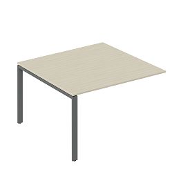 Удлинитель стола для переговоров Trend Metal 120x123,6x75 дуб феррара - Фото предпросмотра