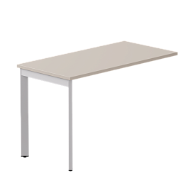 Брифинг-приставка Everprof EVO 1210х600x755 опоры 45гр Кашемир/Белый - Фото предпросмотра