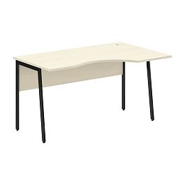 Стол прямой СА-2P(R) Клен*/Черный 1400х900х755 IMAGO PLUS - Фото предпросмотра