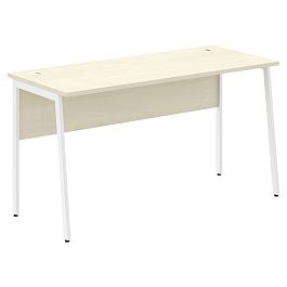 Стол прямой СП-3.1P Клен*/Белый 1400х608х755 IMAGO PLUS - Фото предпросмотра