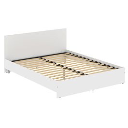 Кровать с изголовьем KBW 2016.1 Белый 1600х2000х800 - Фото предпросмотра