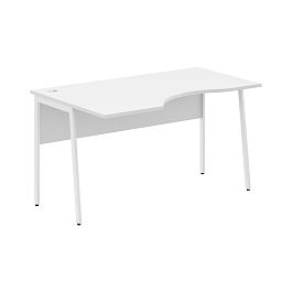 Стол прямой СА-2P(L) Белый/Белый 1400х900х755 IMAGO PLUS - Фото предпросмотра