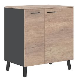 Тумба фриго-бар JGR 8655 Дуб Каньон/Антрацит 860х550х940 JAY - Фото предпросмотра