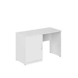 Стол с тумбой под холодильник KTFD 1255(L) Белый 1200х550х750 KANN - Фото предпросмотра