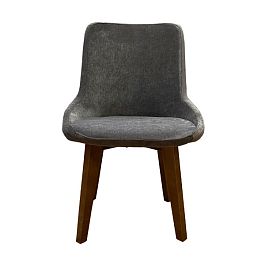Стул Друз, ткань Velvet Lux 100 цвет серый - Фото предпросмотра