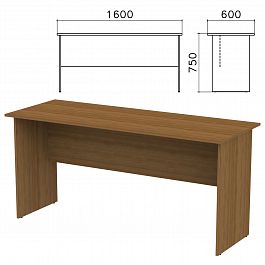 Стол письменный "Канц", 1600х600х750 мм, цвет орех пирамидальный, СК20.9 - Фото предпросмотра