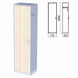 Шкаф для одежды ЧАСТЬ 2 "Арго", 560х370х2000 мм, ясень шимо - Фото предпросмотра