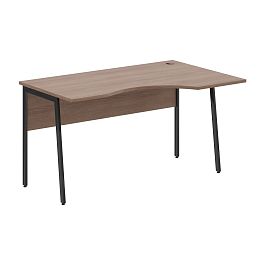 Стол прямой СА-2P(R) Ясень Шимо/Антрацит 1400х900х755 IMAGO PLUS - Фото предпросмотра