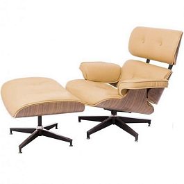 Кресло Everprof Relax Экокожа Бежевый - Фото предпросмотра