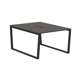 Стол 2-х местный EVWST 1116 Мокко/Черный 1160х1606х750 EDIS - Фото предпросмотра