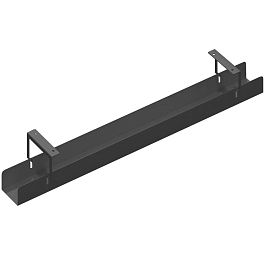Лоток узкий на стол 180 см Кабель-менеджмент 160x9,5x5,5 антрацит - Фото предпросмотра