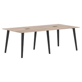 Конференц стол JCT 2211 Дуб Каньон/Антрацит 2200х1100х750 JAY - Фото предпросмотра